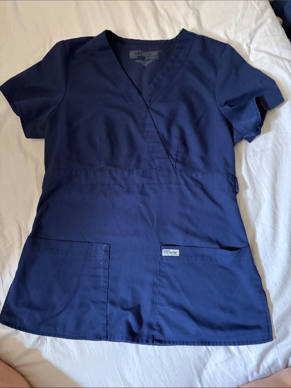 Grey's Anatomy Navy Medical Scrub Top